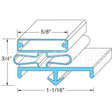 404-529B Compatible Beverage Air Gasket - 52