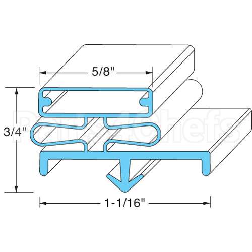 404-529B Compatible Beverage Air Gasket - 52