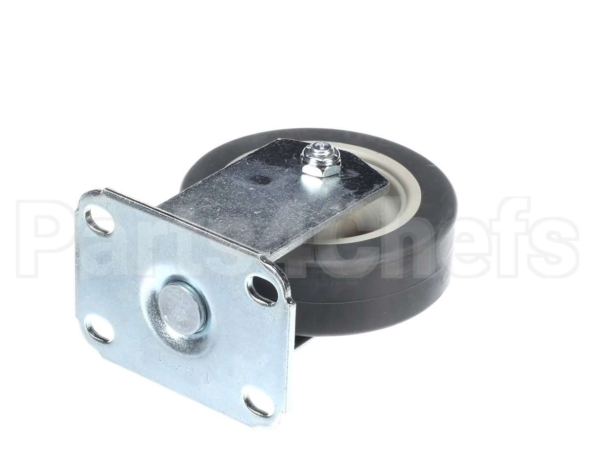 40650 Giles Caster, 5-In, Rigid, Plate Mount