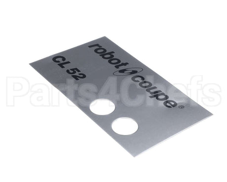 406516 Robot Coupe Cl52 Front Plate