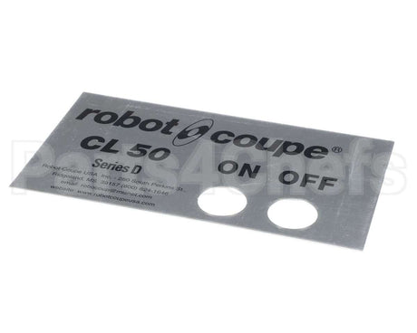 406860 Robot Coupe Cl50D Ul Front Plate