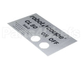 406860 Robot Coupe Cl50D Ul Front Plate