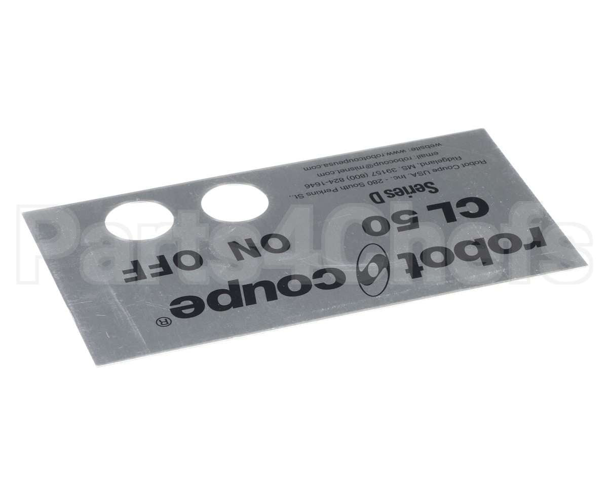 406860 Robot Coupe Cl50D Ul Front Plate