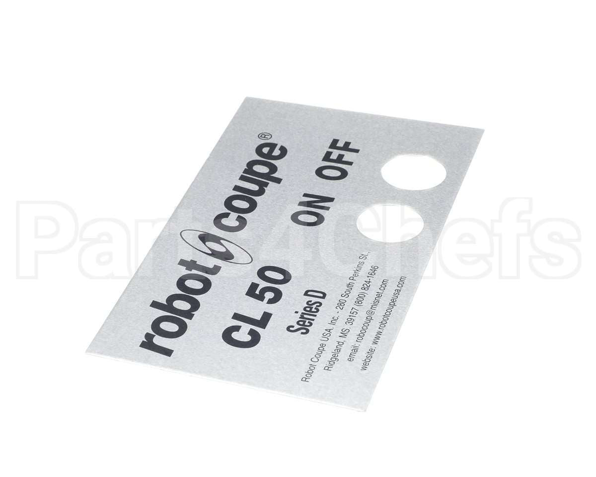 406860 Robot Coupe Cl50D Ul Front Plate