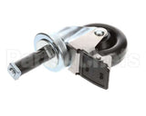 40704 Giles Caster, 4.5-In, Swivel, With Brake, Stem