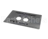 407233 Robot Coupe Front Plate R6X Series D