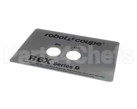 407233 Robot Coupe Front Plate R6X Series D