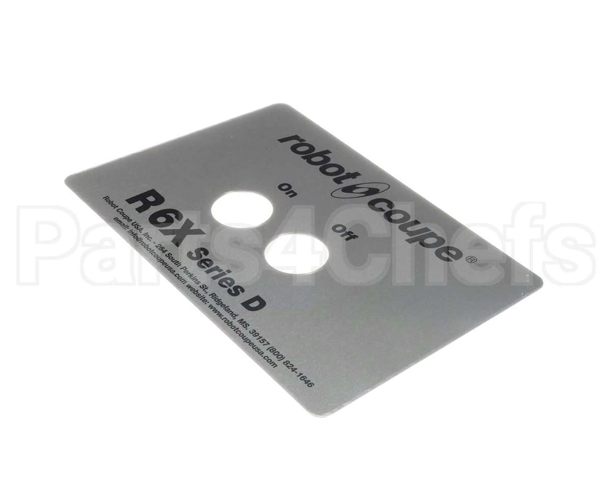 407233 Robot Coupe Front Plate R6X Series D