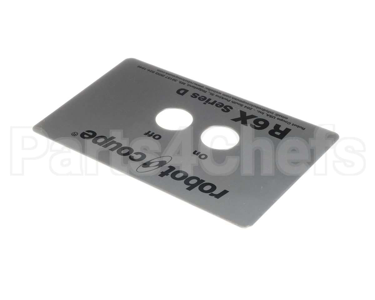 407233 Robot Coupe Front Plate R6X Series D