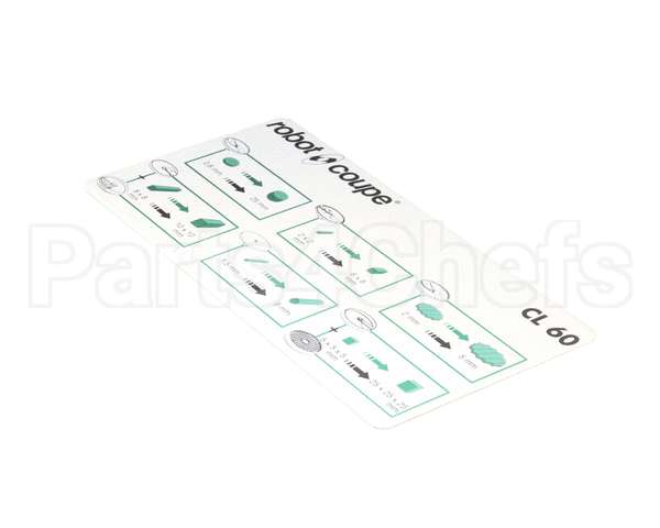 407295 Robot Coupe Cl60 Lateral Disc Plate