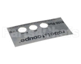 407677 Robot Coupe Front Plate R100 Plus V2