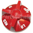 407727-2 Compatible Hobart Knob 2-7/8 D, Off-Lo-Med-Hi