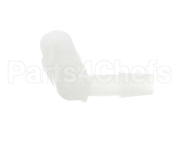 40783.0001 Bunn Elbow,1/8-27 Npt To 1/4 Barb Kynar