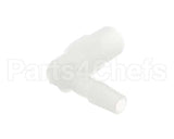 40783.0001 Bunn Elbow,1/8-27 Npt To 1/4 Barb Kynar