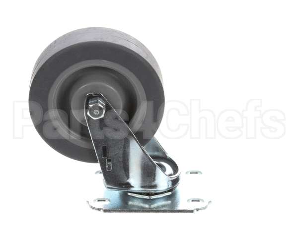 40807 Giles Caster, 5-In, Swivel, Plate Mount