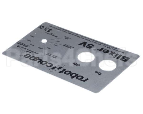 408089 Robot Coupe Front Plate Blixer 5Vv