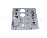 408089 Robot Coupe Front Plate Blixer 5Vv