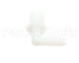 40877 Giles Fitting, 1/4 Barbed, 90-El, Nyl, 1/8 Npt