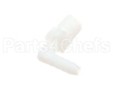 40877 Giles Fitting, 1/4 Barbed, 90-El, Nyl, 1/8 Npt