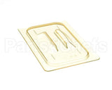 40HPCH-150 Cambro H-Pan 1/4 Size Amber High Heat Plastic F