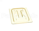 40HPCH-150 Cambro H-Pan 1/4 Size Amber High Heat Plastic F