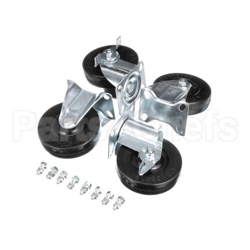 410-00190 Grindmaster Cecilware Casters, Set (2 Fix, 2 Swivel