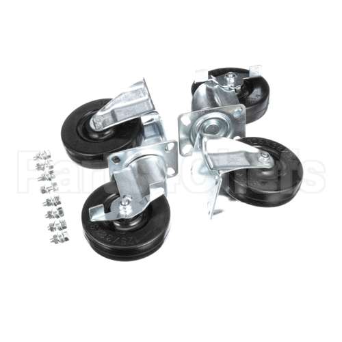 410-00190 Grindmaster Cecilware Casters, Set (2 Fix, 2 Swivel