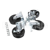410-00190 Grindmaster Cecilware Casters, Set (2 Fix, 2 Swivel