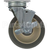 410118-00021 Compatible Hobart Plate Mnt Castr W/Brk 5 W 3-1/2 X 3-1/2