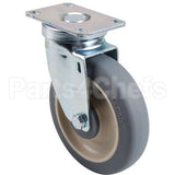 41021 Compatible Cambro Caster, Plate(5"Od, Swvl, Gray)