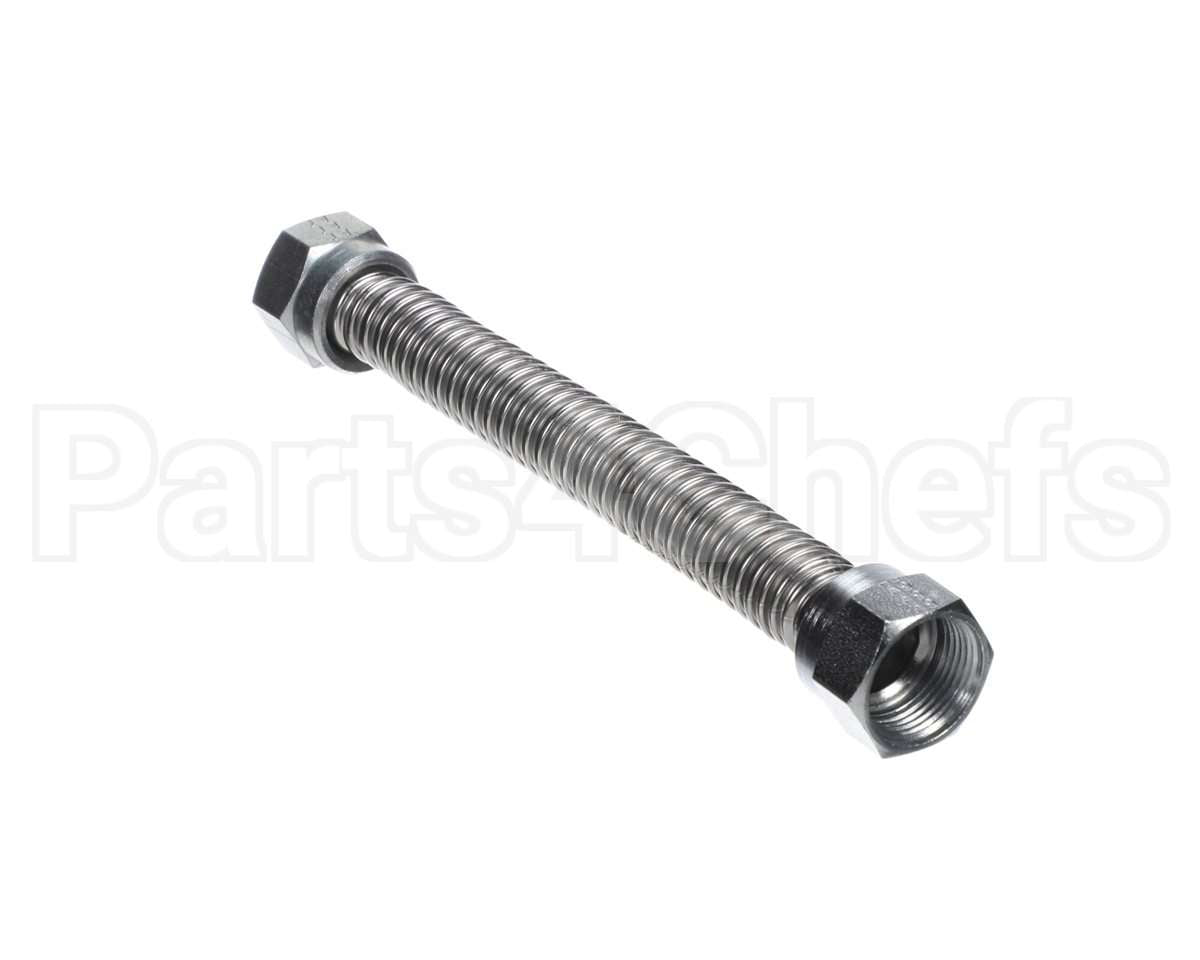 41079 Giles Hose, Corrugated, Ss, 1/2 Id X 8