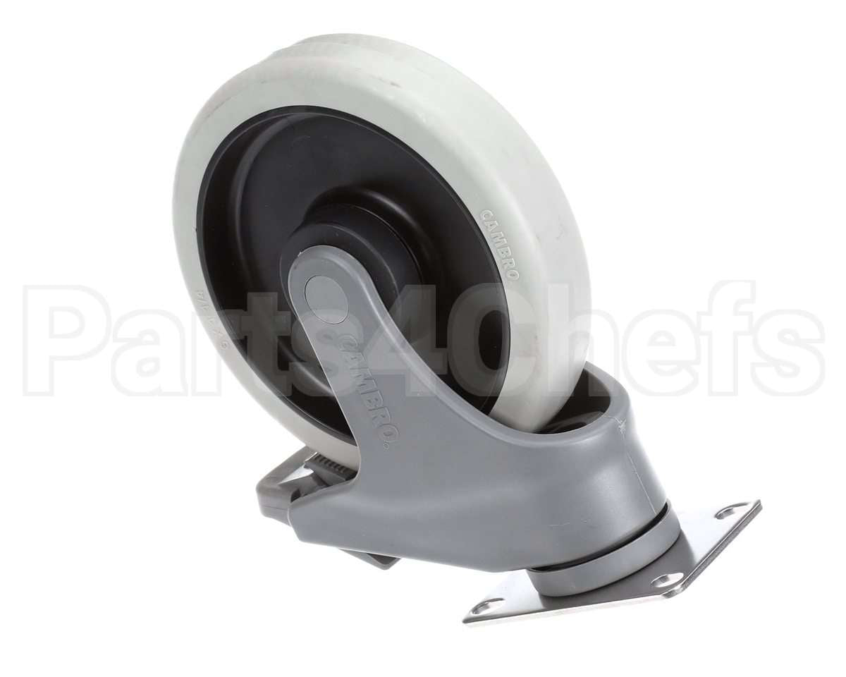 41114 Cambro Caster 6" Nylon Swvl/W Brake