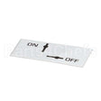 414708-00001 Compatible Hobart Plate, On-Off