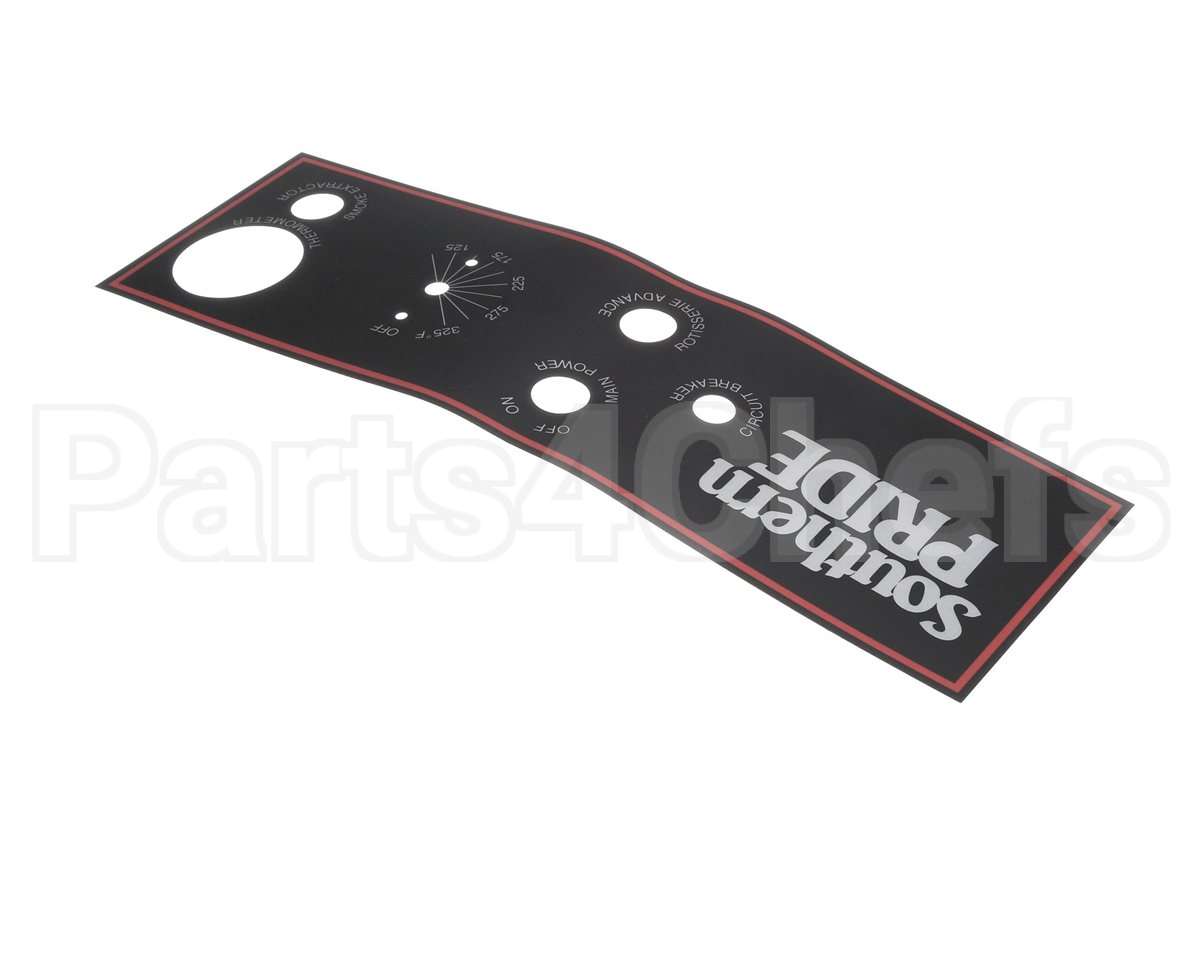 415020 Southern Pride Control Panel Overlay