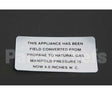 421727-4 Compatible Hobart Propane To Np Plate