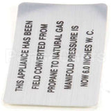 421727-6 Compatible Hobart Propane To Np Plate