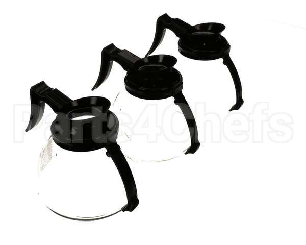 42402.7055 Bunn Decanter,Gl-Blk No Logo 3/Cs W/Rfid