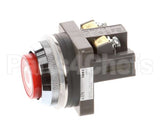 42MC-Y74 Biro Stp Btn, Red W/Ext Hd,Std Ring