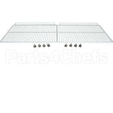 433681-2 Compatible Traulsen Shelf Kit Set Of 2, W/ C Lips