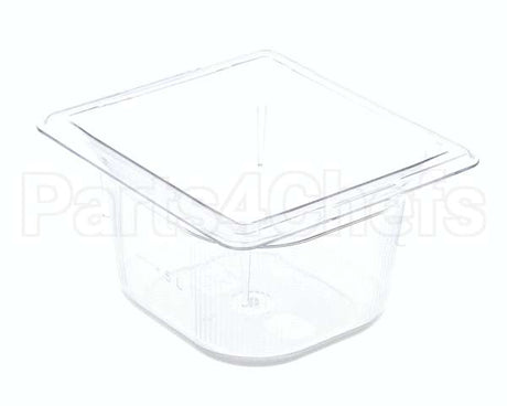 43581 Silver King Pan 1/6 Size 4 In Deep Plastic