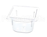 43581 Silver King Pan 1/6 Size 4 In Deep Plastic