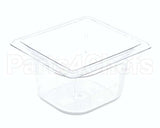 43581 Silver King Pan 1/6 Size 4 In Deep Plastic