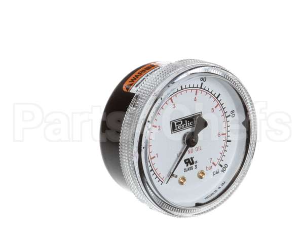 43670 Perlick Gauge, Pressure, 0-100 Psig