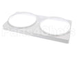 44-01139 Master-Bilt 2-Hole Can Holder Dd's White