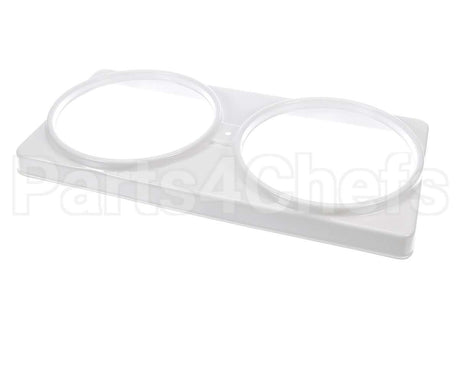 44-01139 Master-Bilt 2-Hole Can Holder Dd's White