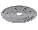 4400349 Univex Label,Srm20-40 Speed Control (98)(P)