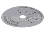 4400349 Univex Label,Srm20-40 Speed Control (98)(P)