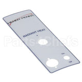 44009 Compatible Henny Penny Decal, Kfc Top Ctrl Pnl