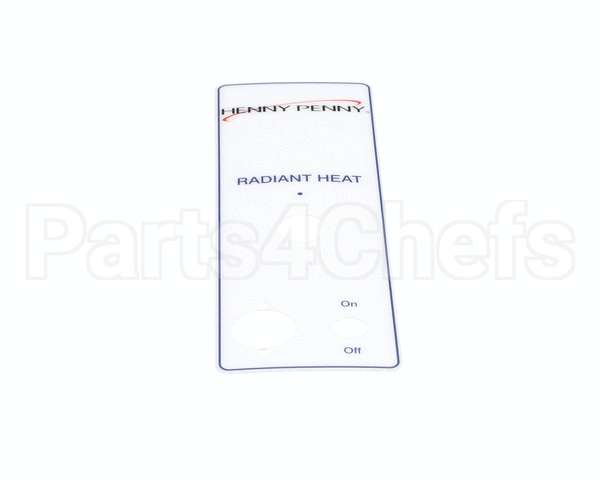 44009 Henny Penny Decal - Kfc Top Control Panel