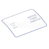 44030 Compatible Henny Penny Decal, Water Control, Hcw, Kfc